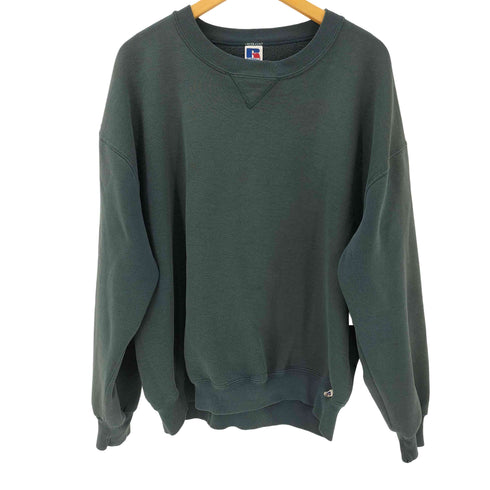 ラッセルアスレチック RUSSELL ATHLETIC 90S USA製 前ガゼット 裏起毛 ブランク スウェット ビッグサイズ メンズ import:XXL