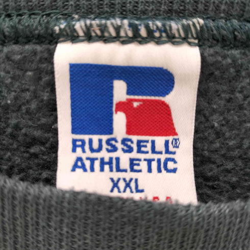 ラッセルアスレチック RUSSELL ATHLETIC 90S USA製 前ガゼット 裏起毛 ブランク スウェット ビッグサイズ メンズ import:XXL