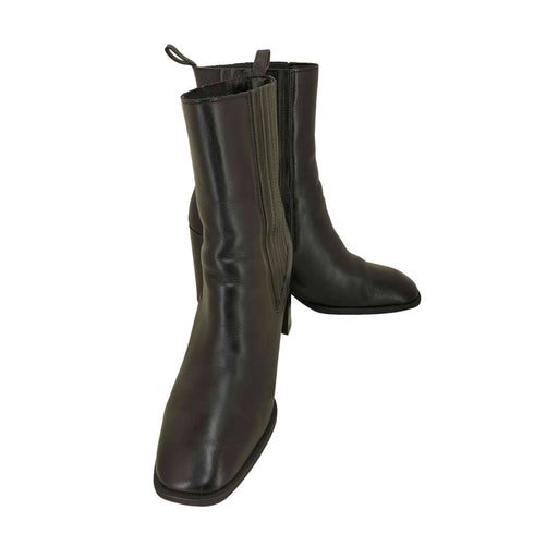 ザラ ZARA サイドゴア ショートブーツ レディース 40