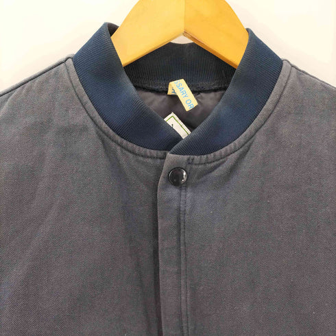 ネセサリーオアアンネセサリー Necessary or unnecessary WALDESジップ 中綿 ジップアップ ブルゾン ジャケット メンズ JPN:2