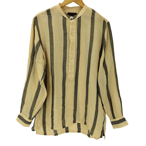 トゥモローランド TOMORROWLAND 20SS ダブルガーゼ バンドカラー プルオーバー シャツ メンズ JPN:M