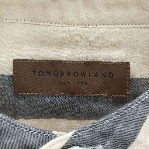 トゥモローランド TOMORROWLAND 20SS ダブルガーゼ バンドカラー プルオーバー シャツ メンズ JPN:M