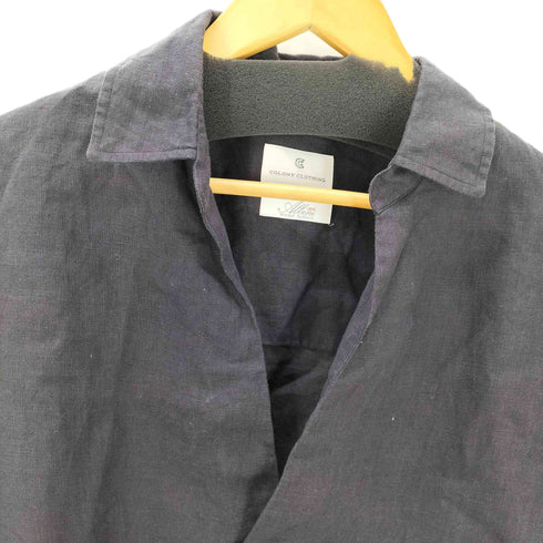 COLONY CLOTHING Albini社 LUXURY RESORT ラグジュアリー リゾート リネン カプリ シャツ メンズ JPN:M