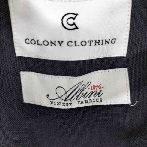 COLONY CLOTHING Albini社 LUXURY RESORT ラグジュアリー リゾート リネン カプリ シャツ メンズ JPN:M