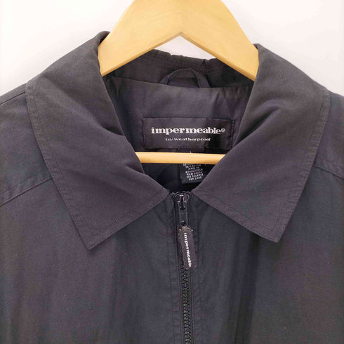 ウェザープルーフ WEATHERPROOF impermeable スムースポリ ナイロン ジップアップ ジャケット メンズ import:L