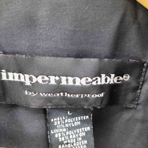 ウェザープルーフ WEATHERPROOF impermeable スムースポリ ナイロン ジップアップ ジャケット メンズ import:L