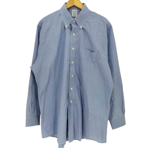 ブルックスブラザーズ BROOKS BROTHERS SLIM FIT ストライプ BDシャツ メンズ 17 1/2-34