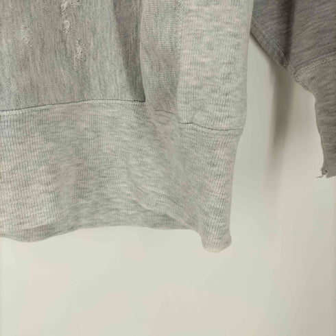 チャンピオン Champion 90S USA製 刺繍タグ REVERSE WEAVE リバースウィーブ IOWA 80 2段 アーチロゴ プリント スウェット 霜降り メンズ import:XL