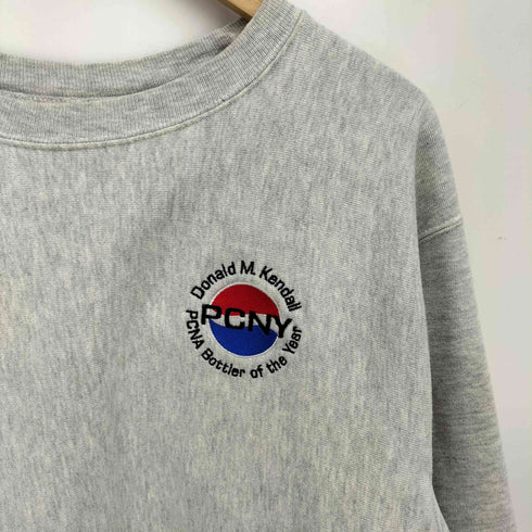 チャンピオン Champion 00S PREMIUM REVERSE WEAVE リバース ウィーブ 企業 ロゴ 刺繍 クルーネック スウェット メンズ import:M
