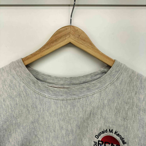 チャンピオン Champion 00S PREMIUM REVERSE WEAVE リバース ウィーブ 企業 ロゴ 刺繍 クルーネック スウェット メンズ import:M