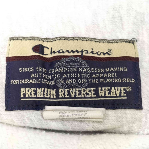 チャンピオン Champion 00S PREMIUM REVERSE WEAVE リバース ウィーブ 企業 ロゴ 刺繍 クルーネック スウェット メンズ import:M