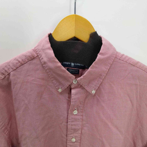 ラルフローレン RALPH LAUREN YARMOUTH ポニー 刺繍 ハングトゥース 千鳥格子 L/S ボタンダウン シャツ メンズ 17 1/2