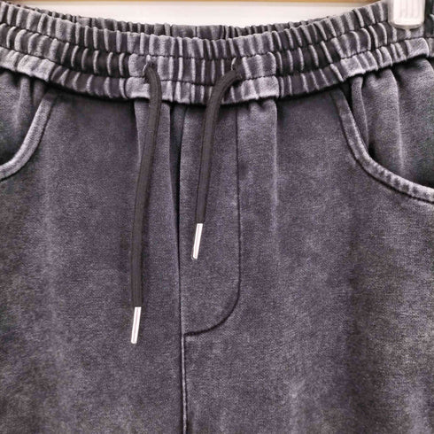 エージェムナイン AGEM/9 ウォッシュド加工 ライン スウェット カーゴパンツ メンズ