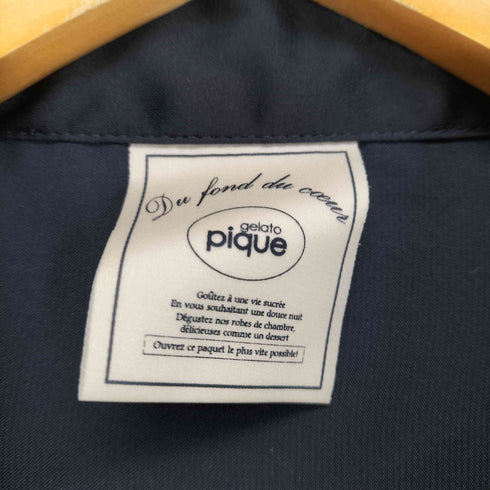 ジェラートピケ gelato pique サテンシャツセットアップ レディース F