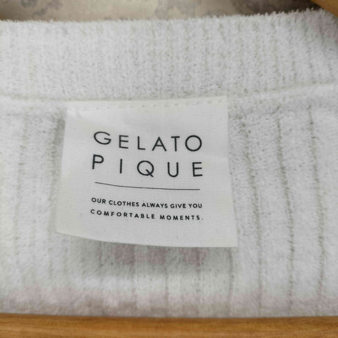 ジェラートピケ gelato pique エアリーモコ カーディガン レディース F