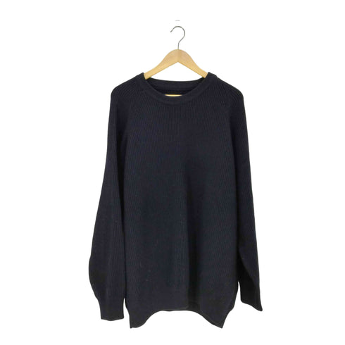 エルメネジルドゼニア Ermenegildo Zegna イタリア製 畦編み ウールニット メンズ import:XL