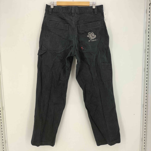 フブ FUBU ワイド ペインター ブラック デニム メンズ W36 L34