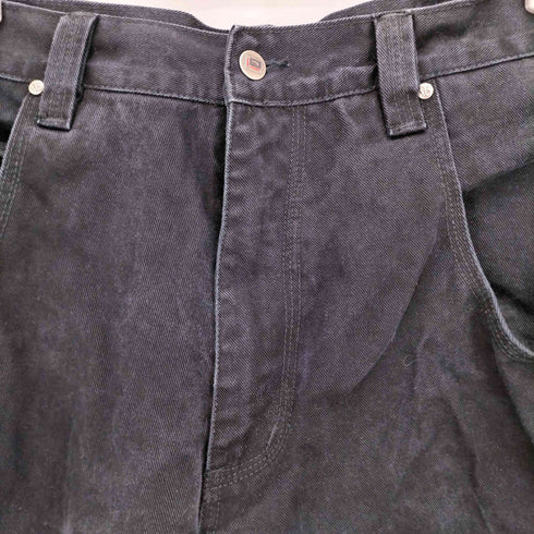 フブ FUBU ワイド ペインター ブラック デニム メンズ W36 L34