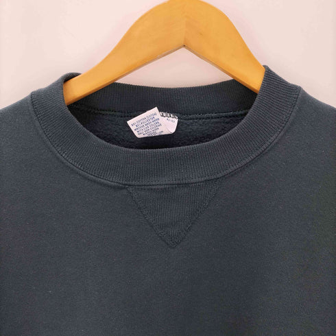 ラッセルアスレチック RUSSELL ATHLETIC 90S USA製 前ガゼット 裏起毛 ブランク スウェット メンズ import:L