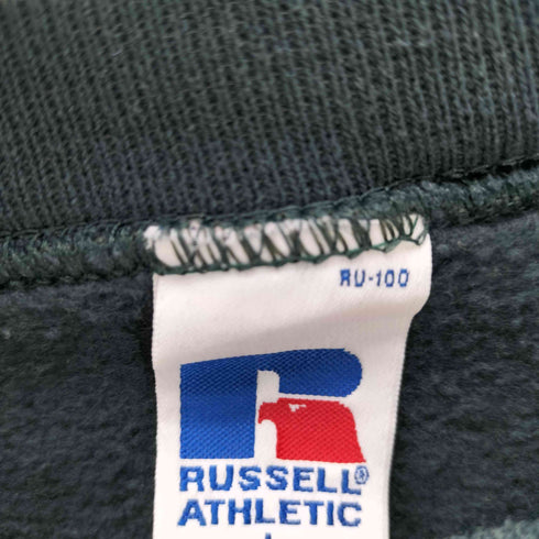ラッセルアスレチック RUSSELL ATHLETIC 90S USA製 前ガゼット 裏起毛 ブランク スウェット メンズ import:L