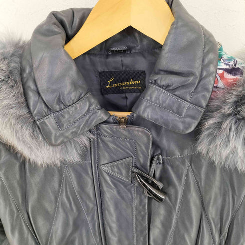 Lamandona 羊革 ファーコート レディース