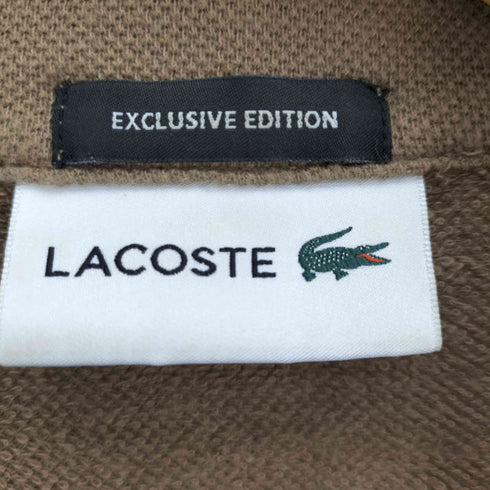 ラコステ LACOSTE 別注 HALF ZIP PULLOVER 鹿の子 ハーフジップ プルオーバー メンズ FR3 USA S