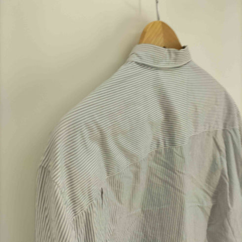 コムデギャルソンオム COMME des GARCONS HOMME AD2023 24SS 切替 L/S ストライプ シャツ メンズ JPN:S