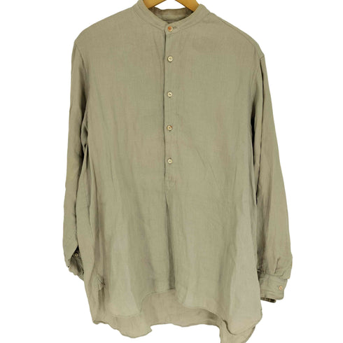 マーティーアンドサンズ MAATEE&SONS 23SS PULL OVER SHIRTS リネン プルオーバー シャツ メンズ JPN:2