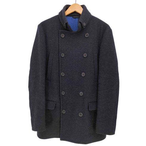 カルバンクライン CALVIN KLEIN 襟 3点留め ウール P コート メンズ import:M