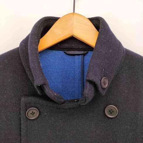 カルバンクライン CALVIN KLEIN 襟 3点留め ウール P コート メンズ import:M