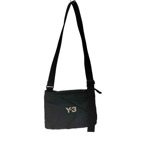 ワイスリー Y-3 24AW N SACOCHE ロゴ プリント クロスボディ ショルダー バッグ サコッシュ メンズ