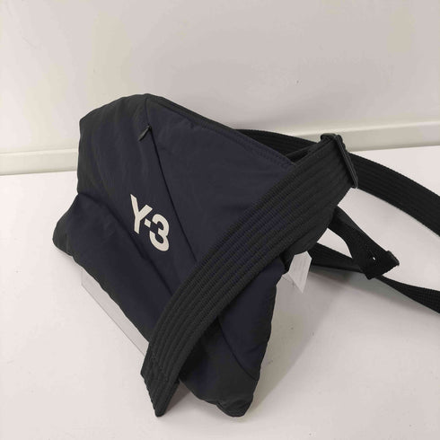 ワイスリー Y-3 24AW N SACOCHE ロゴ プリント クロスボディ ショルダー バッグ サコッシュ メンズ