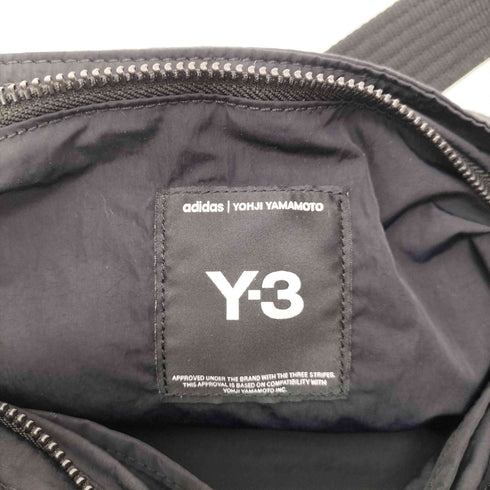 ワイスリー Y-3 24AW N SACOCHE ロゴ プリント クロスボディ ショルダー バッグ サコッシュ メンズ