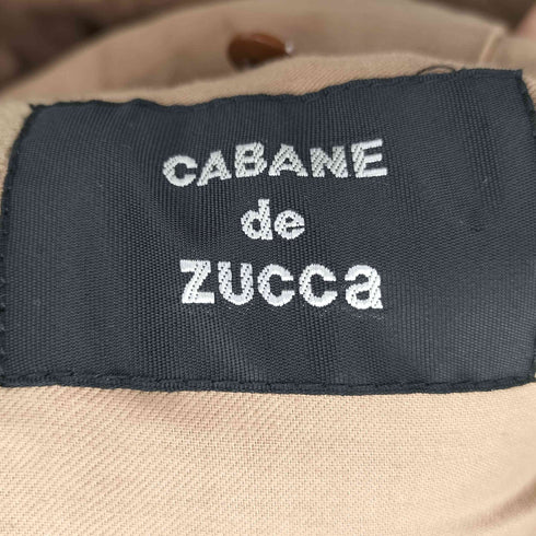 カバンドズッカ CABANE de ZUCCa デタッチャブル フード ウール メルトン Pコート レディース JPN:S