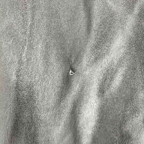 Sheep Leather 羊革 裏地ノバチェック レザーカーコート メンズ JPN:L