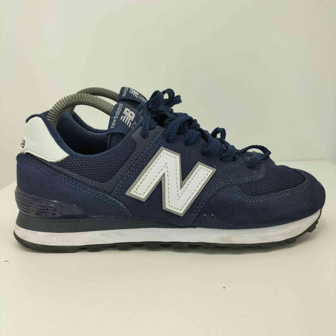 ニューバランス NEW BALANCE 574 NAVY ローカットスニーカー レディース JPN:24.5