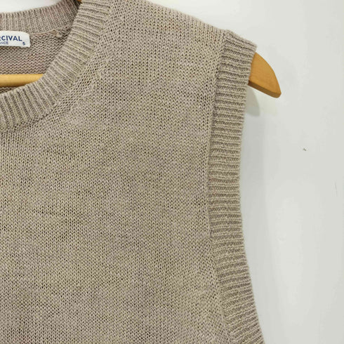 オーシバル ORCIVAL リネンニット ベスト レディース 5