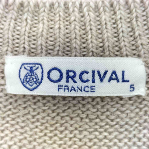 オーシバル ORCIVAL リネンニット ベスト レディース 5