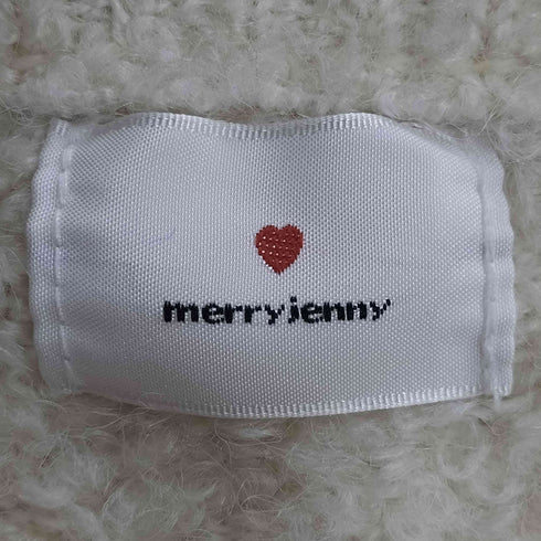 メリージェニー merry jenny ブークレリボンニットカーディガン レディース FREE