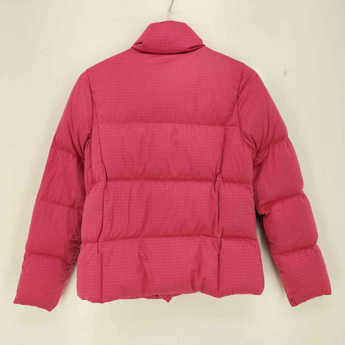 ラコステ LACOSTE シャドーチェック スタンドカラー ダウンジャケット レディース JPN:40