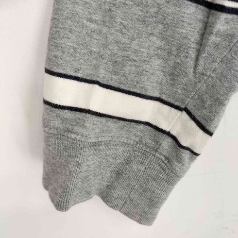 ブルックスブラザーズ BROOKS BROTHERS 刺繍ロゴ 長袖 ボーダー ポロシャツ メンズ L