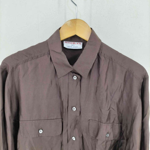 PENNYBLACK シルク100 L/Sシャツ メンズ JPN:42