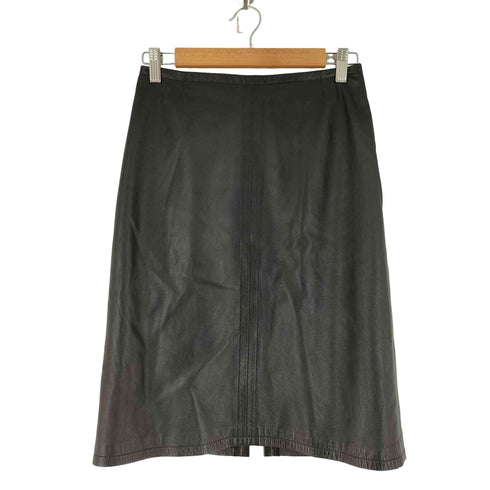 バーニーズニューヨーク BARNEYS NEWYORK レザーミニスカート レディース 34
