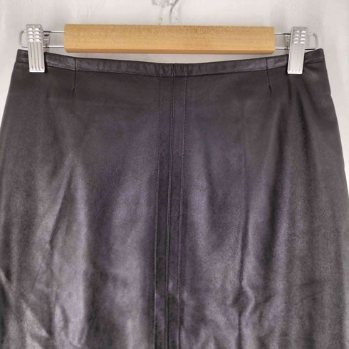バーニーズニューヨーク BARNEYS NEWYORK レザーミニスカート レディース 34