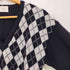 ワイズフォーメン Ys for men L.Q. Y'S FOR MEN アーガイル柄 Vネックニット メンズ
