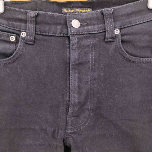 ヌーディージーンズ Nudie Jeans lean dean スキニー ブラックデニム メンズ W30L32