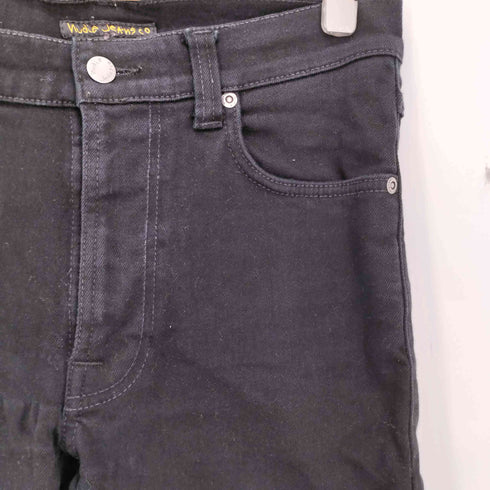 ヌーディージーンズ Nudie Jeans lean dean スキニー ブラックデニム メンズ W30L32