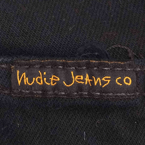 ヌーディージーンズ Nudie Jeans lean dean スキニー ブラックデニム メンズ W30L32