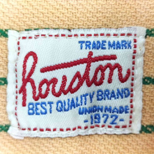 ヒューストン HOUSTON STRIPE VIYELLA SHIRT メンズ XL