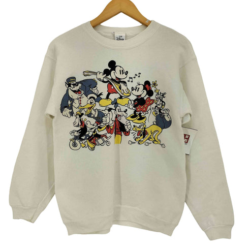 90s USA製 銀タグ キャラクタープリントスウェット メンズ import:S